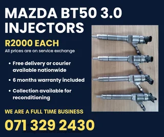 Mazda Bt50 3.0 Diesel Injectors For Sale With Warranty