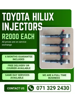 Toyota Hilux Diesel Injectors For Sale With Warranty