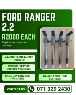 Ford Ranger 2.2 Diesel Injectors For Sale With Warranty