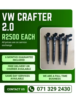 Vw Crafter 2.0 Diesel Injectors For Sale With