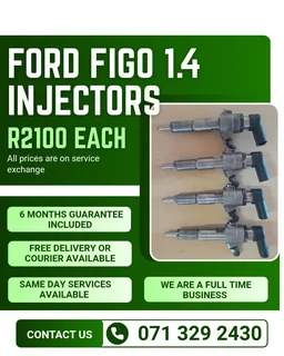 Ford Figo 1.4 Diesel Injectors For Sale With Warranty