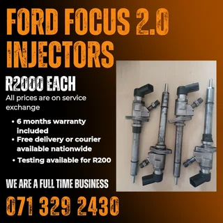 Ford Focus 2.0 Injectors For Sale With Warranty On