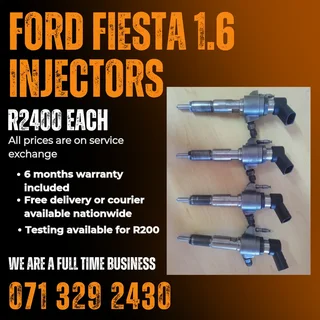 Ford Fiesta 1.6 Injectors For Sale With Warranty