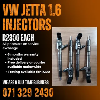 Vw Jetta 1.6 Diesel Injectors For Sale With Warranty
