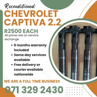 Chevrolet Captiva 2.2 Injectors For Sale With Warranty
