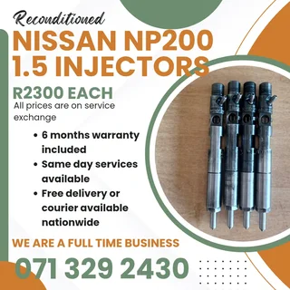 Nissan Np200 1.5 Diesel Injectors For Sale With Warranty
