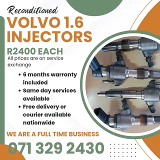 Volvo 1.6 Injectors For Sale With Warranty On