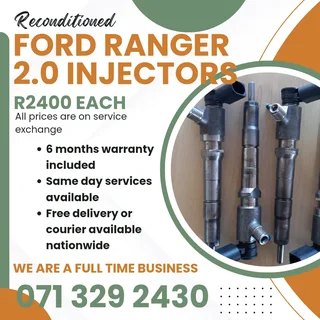 Ford Ranger 2.0 Injectors For Sale With Warranty
