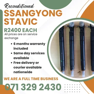 Ssangyong Stavic 2.0 Injectors For Sale With Warranty