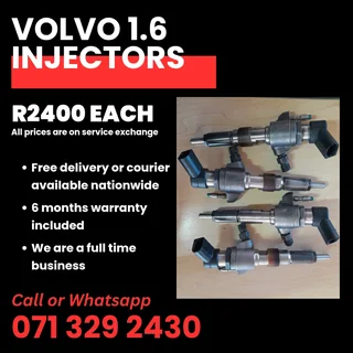 Volvo 1.6 Injectors For Sale With Warranty On
