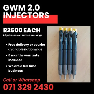 Gwm 2.0 Injectors For Sale With Warranty