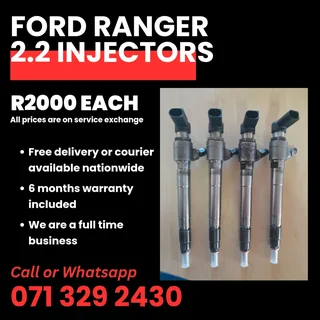 Ford Ranger 2.2 Diesel Injectors For Sale With Warranty