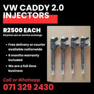 Vw Caddy 2.0 Injectors For Sale With Warranty