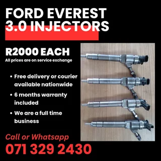Ford Everest 3.0 Diesel Injectors For Sale With Warranty