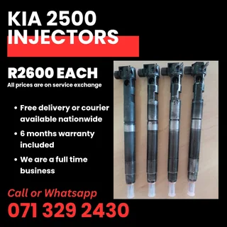Kia 2500 Injectors For Sale With Warranty On