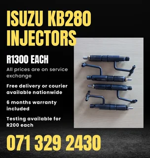 Isuzu Kb280 Injectors For Sale With Warranty On