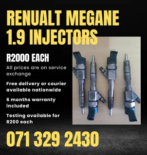 Renualt Megane 1.9 Injectors For Sale With Warranty