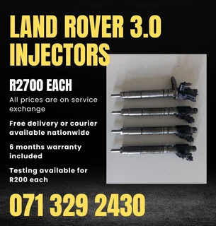 Land Rover 3.0 Diesel Injectors For Sale With Warranty