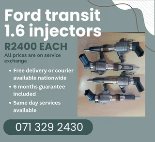 Ford Transit 1.6 Injectors For Sale With Warranty