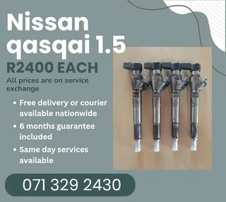 Nissan Qasqai 1.5 Diesel Injectors For Sale With Warranty