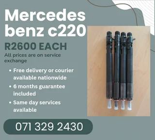 Mercedes Benz C220 Diesel Injectors For Sale With Warranty
