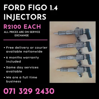 Ford Figo 1.4 Diesel Injectors For Sale With Warranty