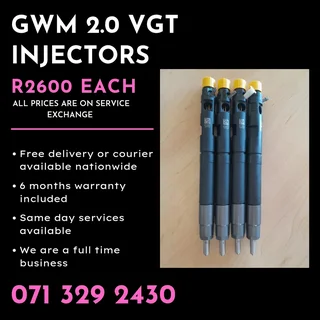 Gwm 2.0 Vgt Injectors For Sale With Warranty