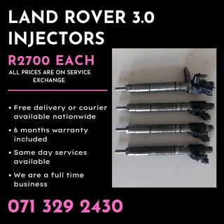 Land Rover 3.0 Diesel Injectors For Sale With Warranty