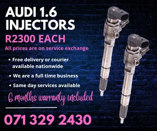Audi 1.6 Injectors For Sale With Warranty