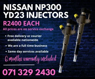 Nissan Np300 Yd23 Injectors For Sale With Warranty