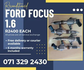 Ford Focus 1.6 Injectors For Sale With Warranty