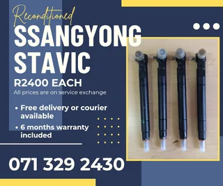 Ssangyong Stavic Injectors For Sale With Warranty