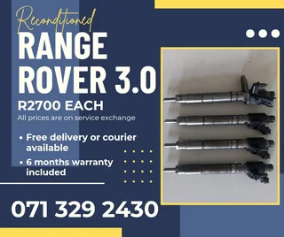 Range Rover 3.0 Injectors For Sale With Warranty