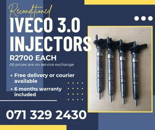 Iveco 3.0 Injectors For Sale With Warranty