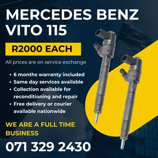 Mercedes Benz Vito 115 Diesel Injectors For Sale With Warranty