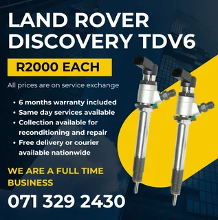 Land Rover Discovery Tdv6 2.7 Injectors For Sale With Warranty