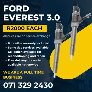 Ford Everest 3.0 Diesel Injectors For Sale With Warranty