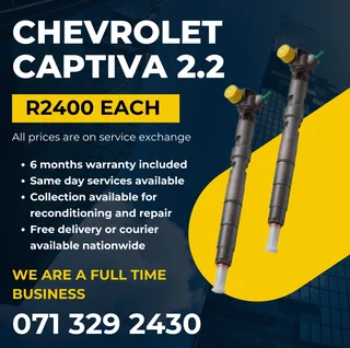 Chevrolet Captiva 2.2 Injectors For Sale With Warranty