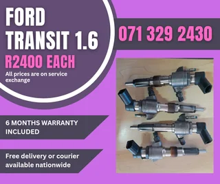 Ford Transit 1.6 Injectors For Sale With Warranty