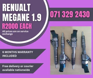 Renualt Megane 1.9 Injectors For Sale With Warranty