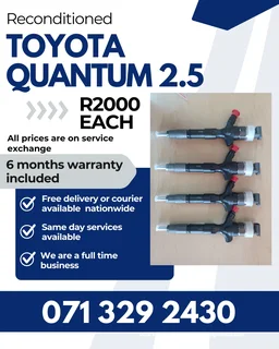 Toyota Quantum Diesel Injectors For Sale With Warranty