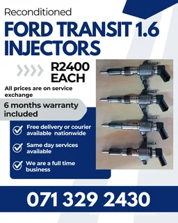Ford Transit 1.6 Injectors For Sale With Warranty On