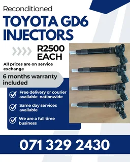 Toyota Gd6 2.4 Injectors For Sale With Warranty