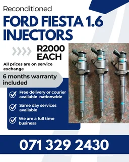 Ford Fiesta 1.6 Injectors For Sale With Warranty