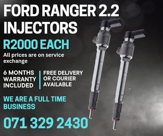 Ford Ranger 2.2 Diesel Injectors For Sale With Warranty