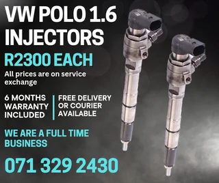 Vw Polo 1.6 Diesel Injectors For Sale With Warranty