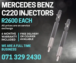 Mercedes Benz C220 Diesel Injectors For Sale With Warranty