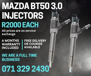 Mazda Bt50 3.0 Diesel Injectors For Sale With Warranty