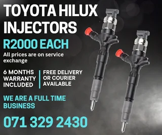 Toyota Hilux Diesel Injectors For Sale With Warranty