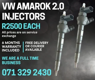 Vw Amarok 2.0 Diesel Injectors For Sale With Warranty
